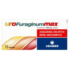 UroFuraginum Max, 100 mg, tabletki, 15 szt.