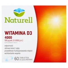 Naturell Witamina D3 4000, tabletki do ssania, 60 szt.