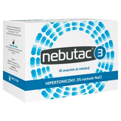 Nebutac 3, roztwór do inhalacji, hipertoniczny, 3% NaCl, 4 ml, 30 amp