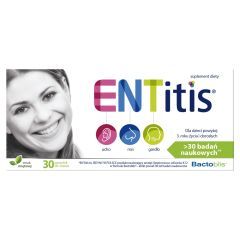 ENTitis, pastylki do ssania, smak miętowy, 30 szt.
