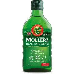 Mollers Tran Norweski naturalny, płyn, 250 ml