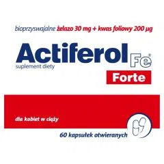 Actiferol Fe Forte, kapsułki otwierane, 60 szt.