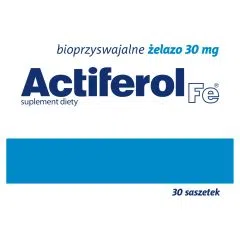 Actiferol Fe, 30 mg, proszek do rozpuszczenia w saszetkach, 30 szt.