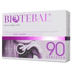 Biotebal, 5 mg, tabletki, 90 szt.