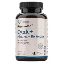 Pharmovit Classic, cynk + magnez + B6 active 83,38 g, 120 szt.