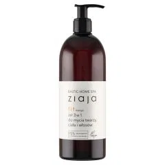Ziaja Baltic Home SPA FIT, żel 3w1 do mycia ciała, twarzy i włosów, mango, 500 ml