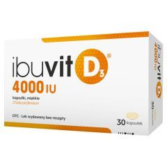 Ibuvit D3 4000 IU, kapsułki, miękkie, 30 szt.