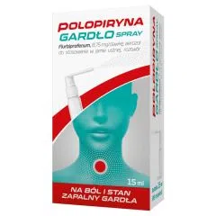 Polopiryna Gardło Spray, aerozol do stosowania w jamie ustnej,15ml