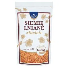 Oleofarm, LenVitol, siemię lniane, złociste, 450 g