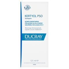 Ducray Kertyol PSO, szampon dla skóry skłonnej do łuszczycy, 125 ml