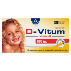 D-Vitum witamina D 800 j.m., kapsułki twist-off, 30 szt.