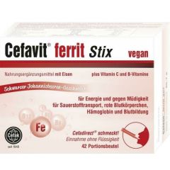 Cefavit ferrit Stix, saszetki., 42 szt.