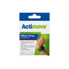 Actimove SE Elbow Strap, opaska na łokieć z kompresem żelowym, kolor czarny, 1 szt.