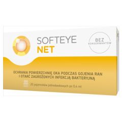 Softeye Net, zel do oczu, 0,4 ml, 20 pojemnikow