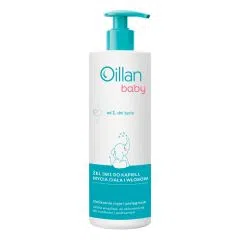 Oillan Baby, Żel 3w1 do kąpieli, mycia ciała i włosów, 400 ml