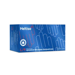 Heltiso rękawice nitrylowe bezpudrowe, rozmiar L