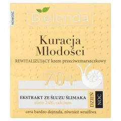 Bielenda Kuracja Młodości 70+, Rewitalizujący krem przeciwzmarszczkowy na dzień noc, 50 ml