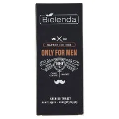 Bielenda Only for Men Barber Edition, Krem do twarzy nawilżająco-energetyzujący, 50 ml