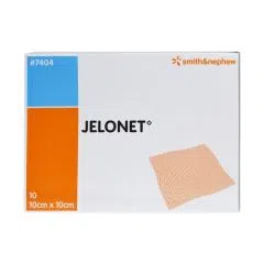 Jelonet, jałowy opatrunek parafinowy, 10 cm  x 10 cm, 10 szt.