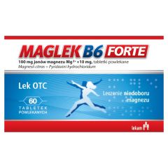 Maglek B6 Forte, 100 mg+10 mg, tabl.powl., 60 szt
