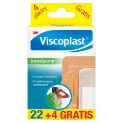 Viscoplast Zestaw Turystyczny, plastry, 26 szt. (22szt.+4szt.)