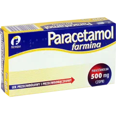 Paracetamol Farmina, 500 mg, czopki, 10 szt.