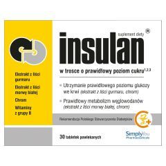 Insulan, tabletki powlekane, 30 szt.