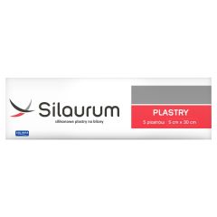 Silaurum, plast.silikonowe,na blizny, 5cmx30cm, 5 szt