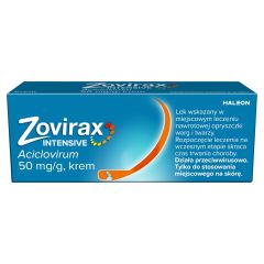 Zovirax Intensive, 50 mg / g, krem, 2 g