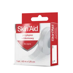 Skin Aid, Przylepiec Włókninowy, 4,5m X 1,25cm