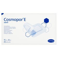 Cosmopor E, plastry opatrunkowe jałowe, 15 x 8 cm, 25 szt.