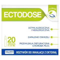 Ectodose, roztw. do inhalacji z ektoina, 2,5 ml, 20 amp.