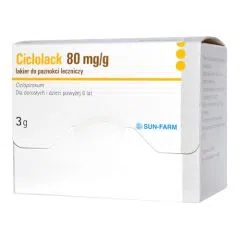 Ciclolack, 80 mg/g, lakier do paznokci leczniczy, 3 g, 1 butelka