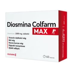 Diosmina Colfarm Max, 1000 mg, tabletki, 60 szt.