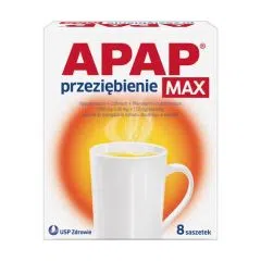 Apap Przeziębienie Max, proszek do sporządzania roztworu doustnego, saszetki, 8 szt.