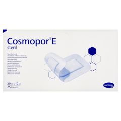 Cosmopor E, plastry opatrunkowe jałowe, 20 x 10 cm, 25 szt.