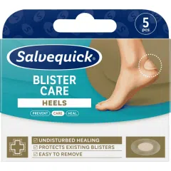 Salvequick Blister Care Heels, plastry, 5 szt