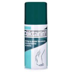 Daktarin, 20 mg/g, puder leczniczy w aerozolu, 100 g