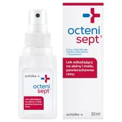 Octenisept, płyn na skórę, 50 ml (atomizer)