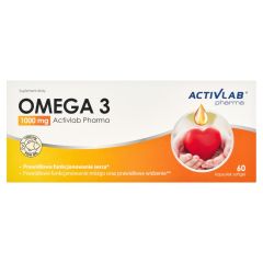 Omega 3 1000 mg Activlab Pharma, kapsułki miękkie, 60 szt.