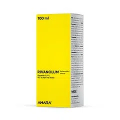 Rivanolum roztwór 0,1%, płyn na skórę, 100 ml (Amara)