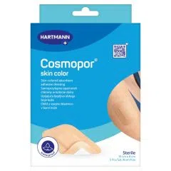 Cosmopor Skin Color, samoprzylepny opatrunek jałowy, 10 cm x 8 cm, 5 szt.