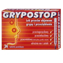 Grypostop, tabletki powlekane, 24 szt.