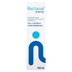 Rectanal, (14 g + 5 g)/100 ml, roztwór doodbytniczy, 150 ml