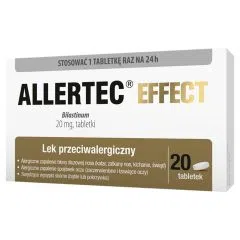 Allertec Effect, 20 mg, tabl., 20 szt
