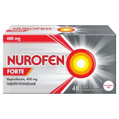 Nurofen Forte, 400 mg, tabletki powlekane, 48 szt.