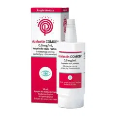 Azelastin COMOD, 0,5 mg/ml, krople do oczu, 10 ml
