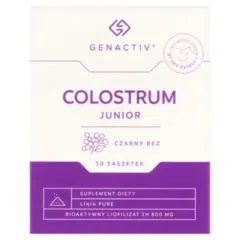 Colostrum Junior Czarny Bez Genactiv, prosz.,30 sasz.