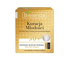 Bielenda Kuracja Młodości 50+, Liftingujący krem przeciwzmarszczkowy na dzień noc, 50 ml