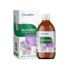 Novativ Islatussan, syrop łagodzący kaszel, 120 ml
